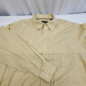 Orvis Size Large Men's Long-Sleeve Button-up Shirt Yellow I13